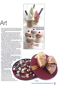 craft&design Magazine Highly Commended Best Newcomer Award Feature Article