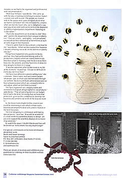 The Craftsman craft&design Magazine Naive Textile Art Feature Article