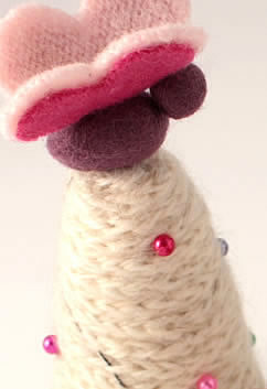 Liberty of London Butterfly French Knitted Pincushion Liberty of London Butterfly French Knitted Pincushion