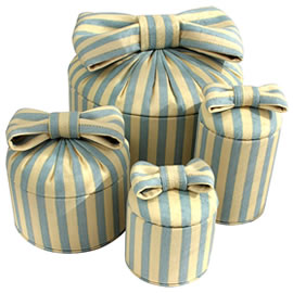 Vintage Fabric Summer Stripe Box Collection